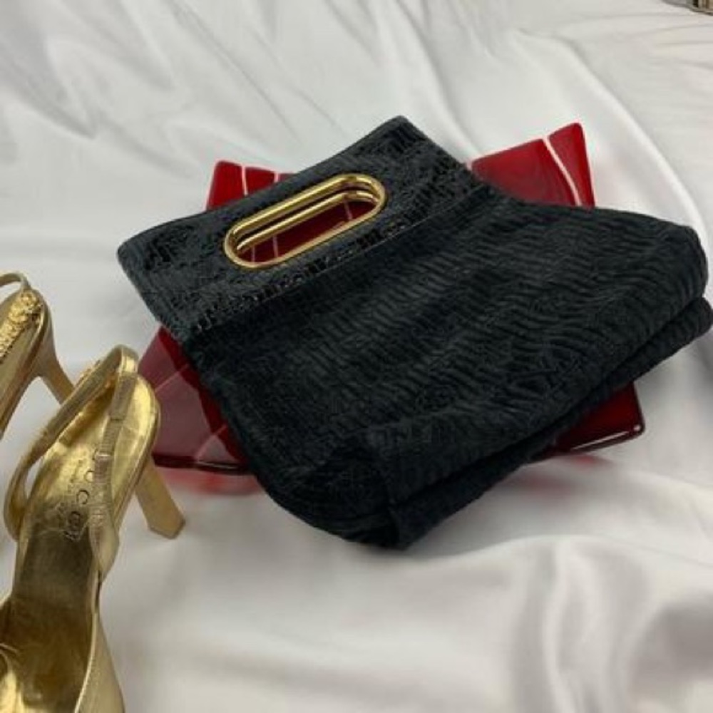 Louis Vuitton Motard After Dark Clutch velvet / Vernis - Picture 6 of 9